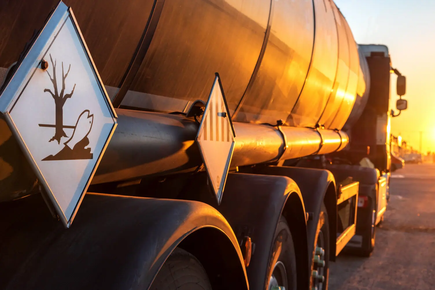hazmat truck hazardous material tanker - hazmat shipping - hazmat transport