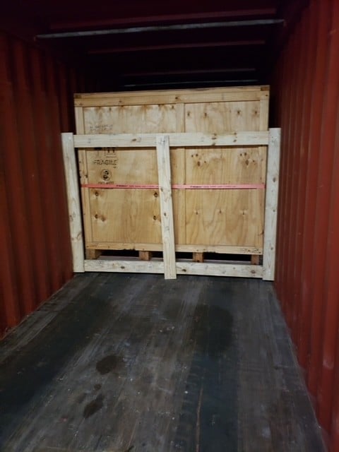 load block brace Professional loading of a container by texas global services - load block and brace