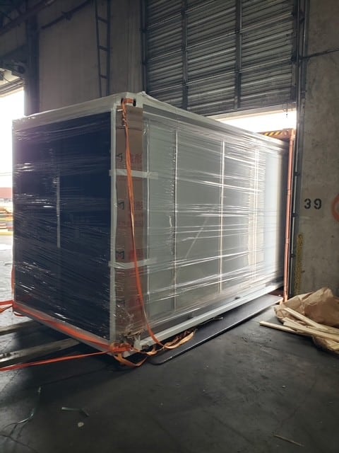 recent jobs loading packing job - Copy Custom Crate being professionally loaded by Texas Global Services