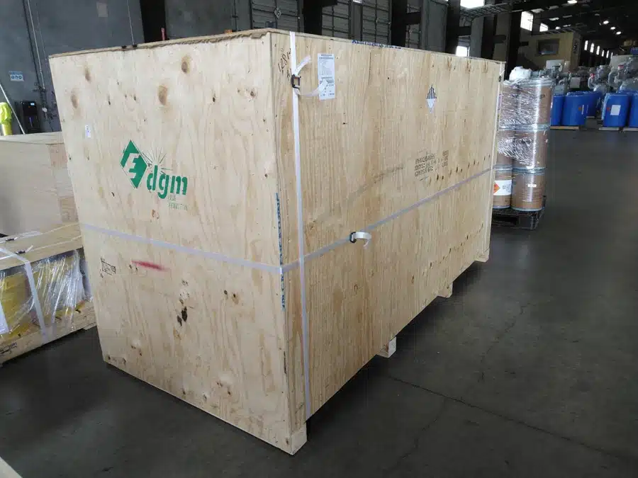 motorcycle crating finsihed - ready for shipping Crating of motorcycle complete - ready for air shipping